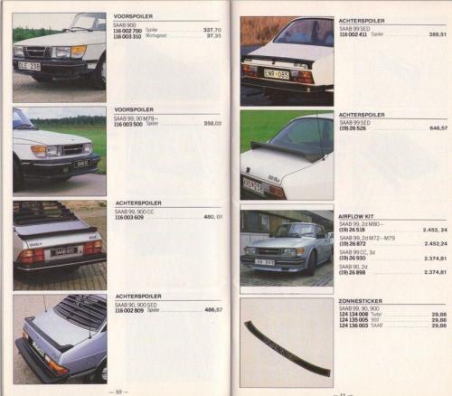MY85 Prijslijst Accesoires 08