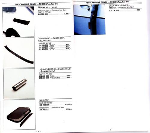 MY86 - Accesoires Prijslijst B 09
