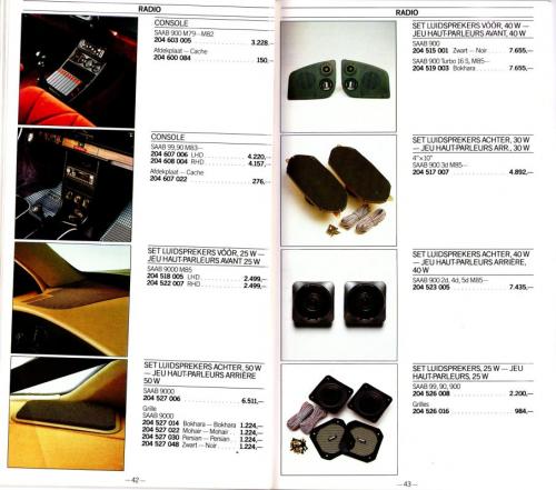 MY86 - Accesoires Prijslijst B 21
