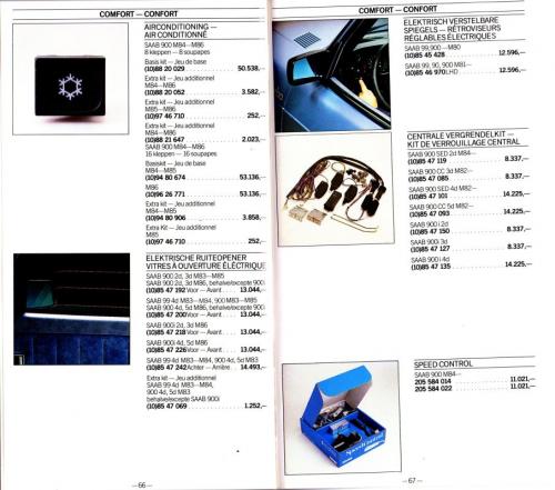 MY86 - Accesoires Prijslijst B 33