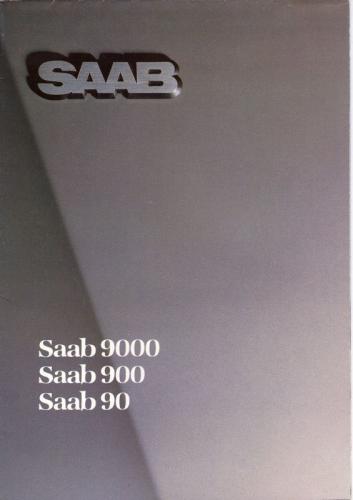 MY86 - Duitstalige folder 90/900/9000
