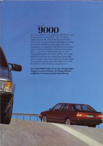 MY86 - Duitstalige Folder Saab 90-900-9000 03