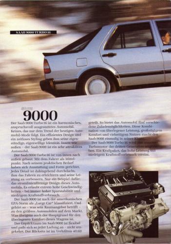 MY86 - Duitstalige Folder Saab 90-900-9000 04