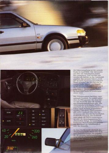 MY86 - Duitstalige Folder Saab 90-900-9000 05