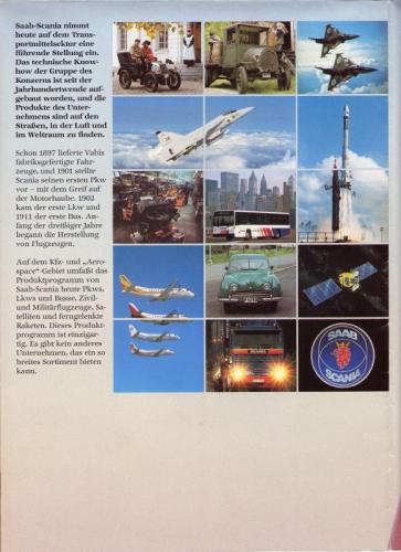 MY86 - Duitstalige Folder Saab 90-900-9000 14
