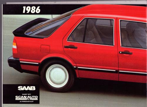 MY86 - Folder Finland Saab 90 900 9000 21