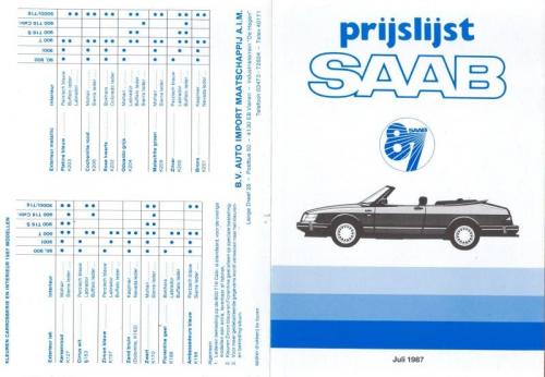 MY87 - Prijslijst juli 1987