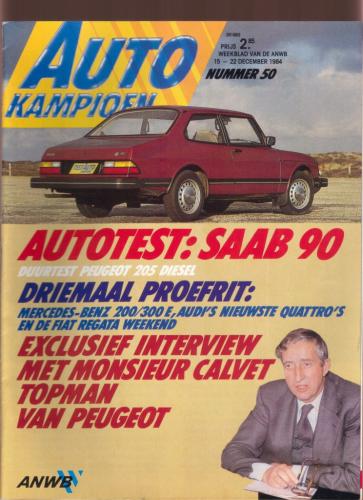 Pers over de saab 90