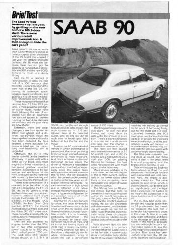 Pers over de Saab 90 - Motor (juni 85)